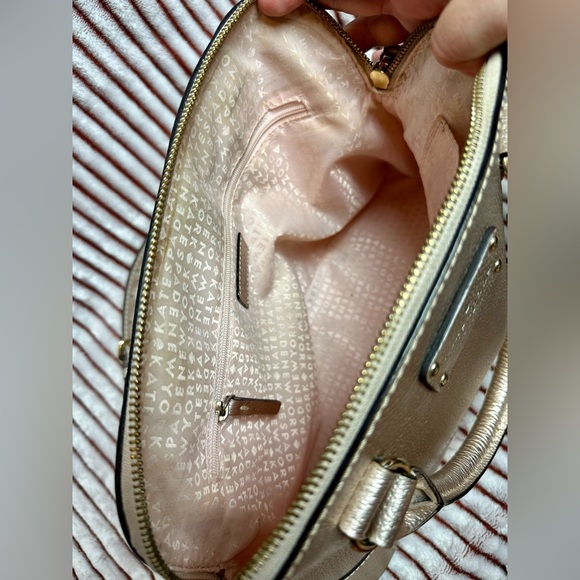 Kate Spade Rose Gold Cross Body Hand Bag - Picture 9 of 10